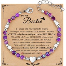 Gifts for Best Friend Woman, Best Friend Christmas Gifts for Women Nature Stone