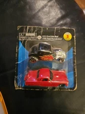 Kid Connection 2 Pack 56 Thunderbird & 34 Ford Rod 1/64 Scale DieCast- Damaged