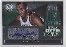 2014-15 Panini Totally Certified Select Few Signatures 43/60 Sam Jones Auto HOF