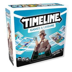 Asmodee   Timeline - Games & Leisure   Family Trivia Card Game   Ages 8+   2-6 P