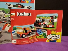 LEGO Set Race Car Rally 350 PC Storage Case Juniors 10673  RETIRED SET Easy 4-7