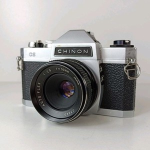 Chinon CS  35mm SLR Camera with Auto flex 50mm F2.8 Lens Working Order Chinon