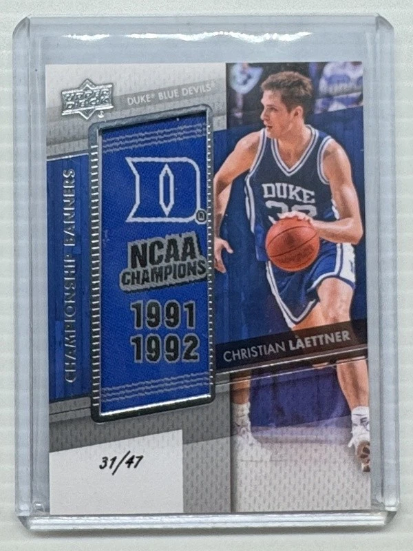 Christian Laettner trading card