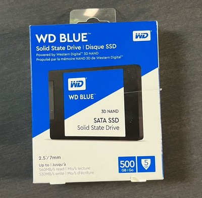 Western Digital Blue 3D NAND 500GB Internal 2.5'' (WDS500G2B0A) SSD