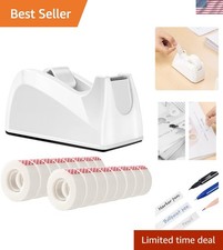 Tape Dispenser with Refill Rolls - 3/4" x 1300" 36 yds, 16 Pack, Matte Finish