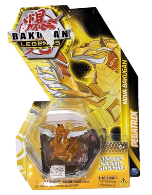 Bakugan Legends Aurelus Nova Pegatrix GOLD Light-Up with Cards NEW