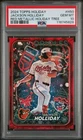 2024 Topps Holiday Jackson Holliday Red Metallic Holiday Tree #/10 PSA 10 POP 1