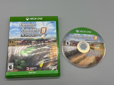 #ad #ad Farming Simulator 19 Platinum Edition Microsoft Xbox One 2019 $14.99