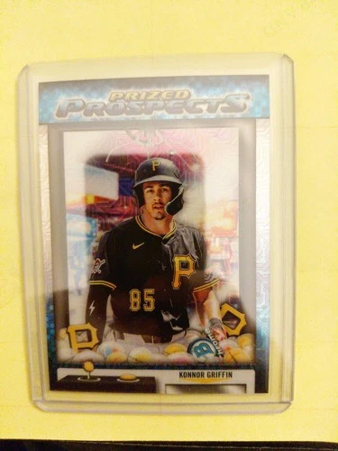 2025 Bowman Draft  Chrome Mojo Refractor Prized Prospects Konnor Griffin Pirates