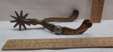 single North & Judd Cowboy SPUR - RIGHT - Fixed Button - listing #902252