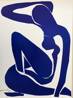 HENRI MATISSE,'BLUE NUDE I,1952' ,RARE AUTHENTIC 1996 ART PRINT | eBay
