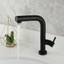 thumbnail 6 - Bathroom Free Hand Mixer Faucet Pull Out Sink Black Single Handle Tap Deck Mount