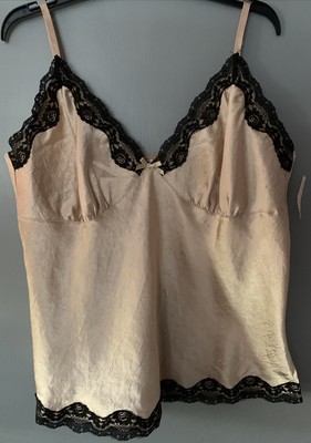 beige satin camisole