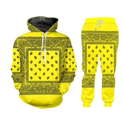 New Mens Tracksuits 2 Piece Outfit Sweat Suit Casual Jogging Suits Athletic Set - Picture 3 of 21