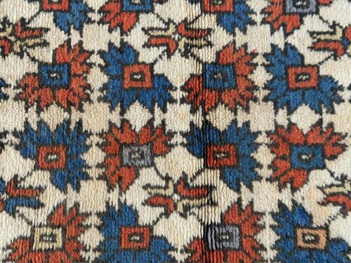 3x4 VINTAGE RUG HAND-KNOTTED TURKISH Anatolian handmade wool antique TRIBAL Rug - Picture 8 of 11