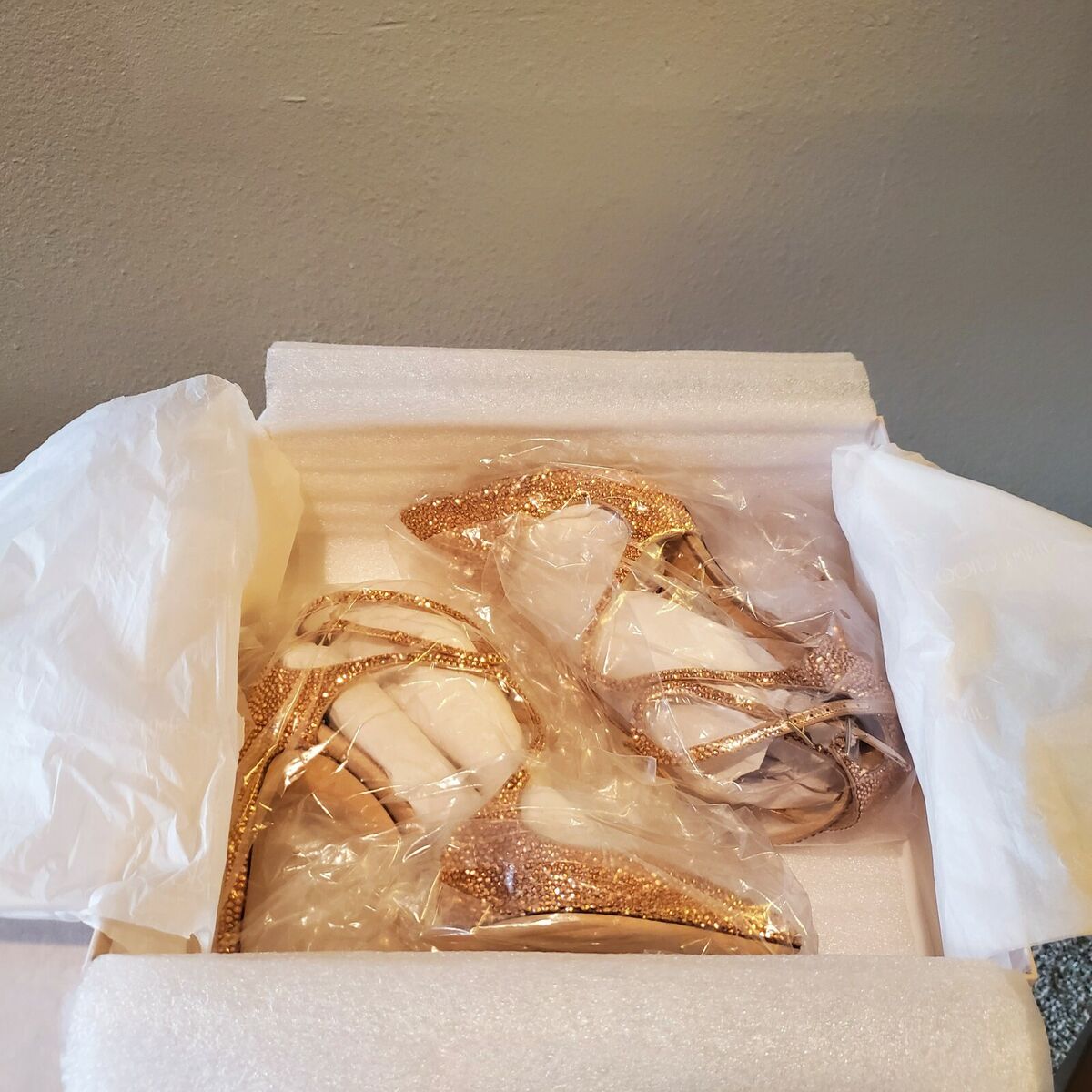 Jimmy Choo Lancer 100 Rose gold, sz 39, originally $2,695 US Jimmy Choo Lancer 100 Rose gold, sz 39, originally $2,695 US