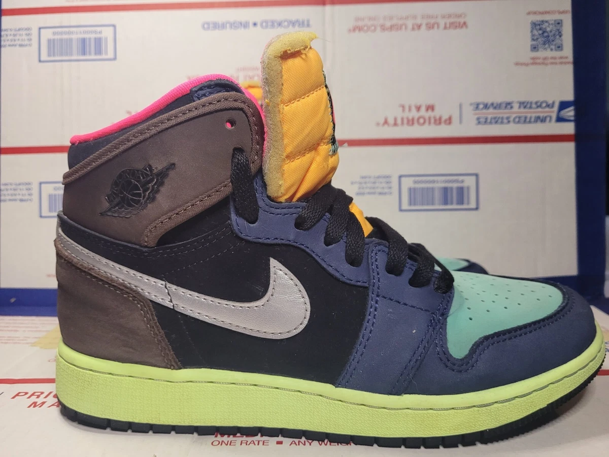 Air Jordan 1 Retro High OG Tokyo Bio Hack GS Sneakers 5.5Y Boys Great condition