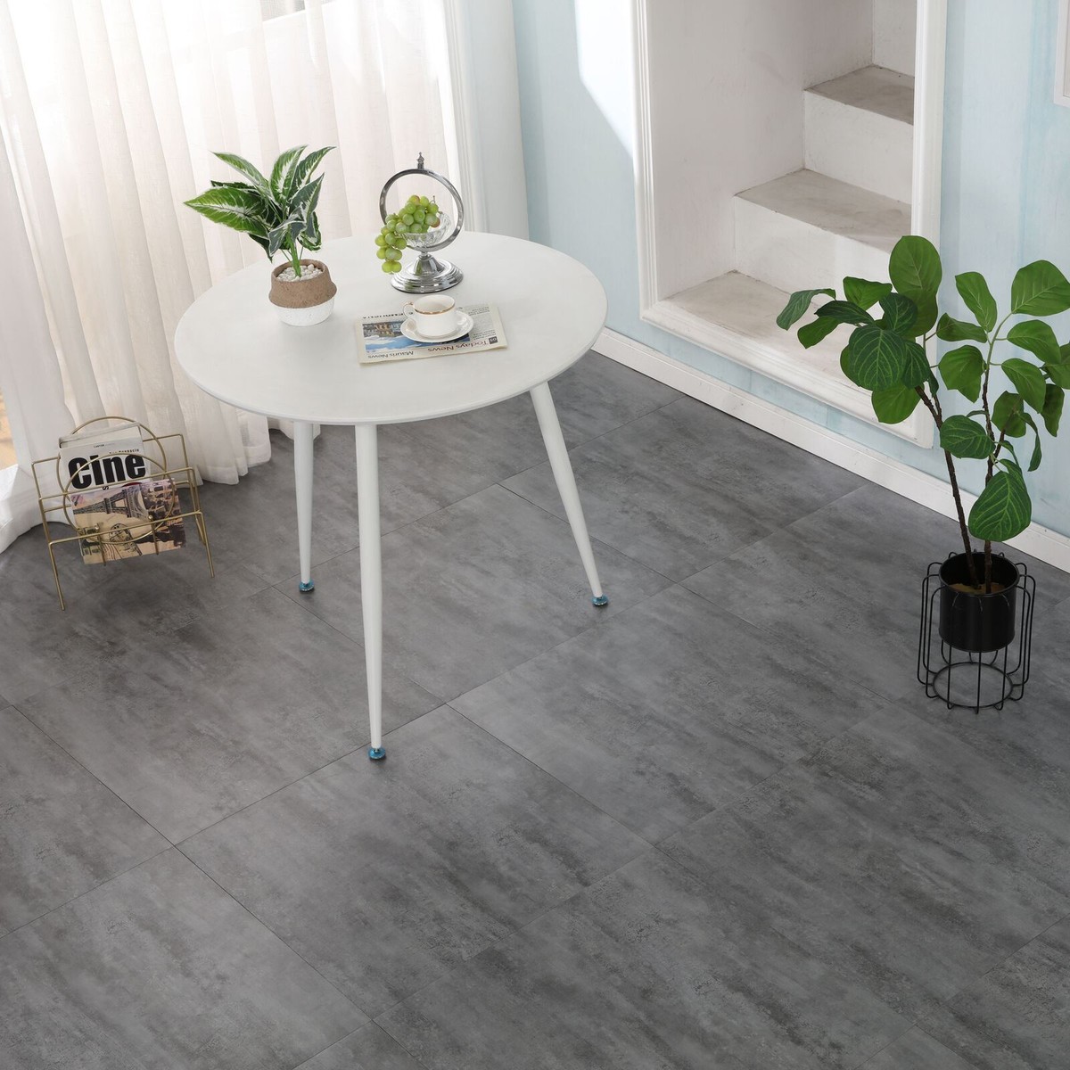 9 X 9 Vinyl Floor Tiles Merola Tile Gaudi Lux Hex Ducados 8 5/8" X