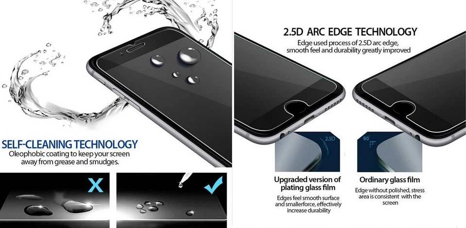 2.5D 9H REAL Tempered Glass Huawei P9 P10 P20 P30 P40 P50 HD screen protector - Image 4 of 4