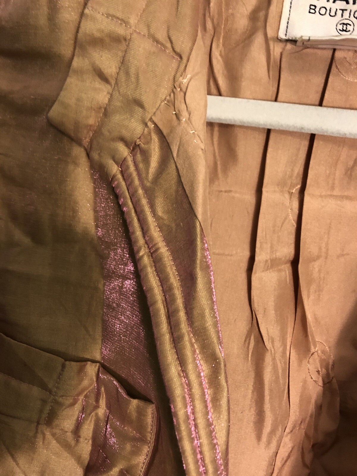 $5,000 CHANEL Twilight Shimmer Silk Jacket. Sz S 36 image 8