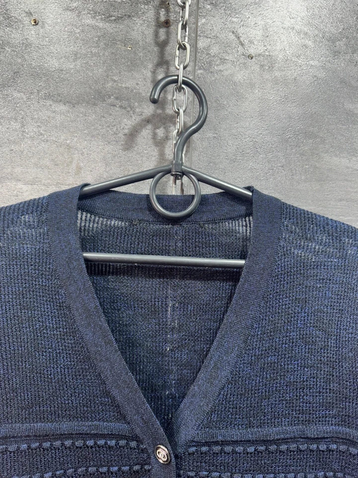 CHANEL Cardigan Sweater for Women Long Sleeve Button Down Open Front Knit Womens - Image 2 of 4