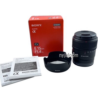 New SONY E 15mm f/1.4 G Lens (SEL15F14G) APS-C Format E-Mount | eBay