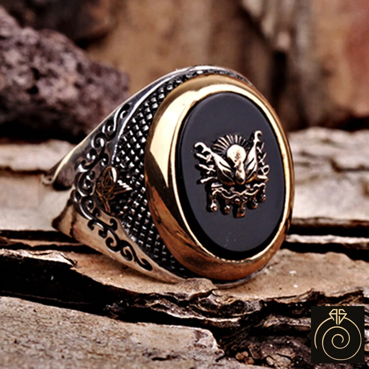 Vintage mens shop rings ebay
