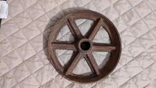 Antique Rustic Decorative Metal Wheel Farm Industrial Chic 