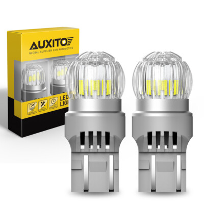 AUXITO 7440 7443 LED Back Up Reverse Light Bulbs Cool White 6000K Bright 2pcs