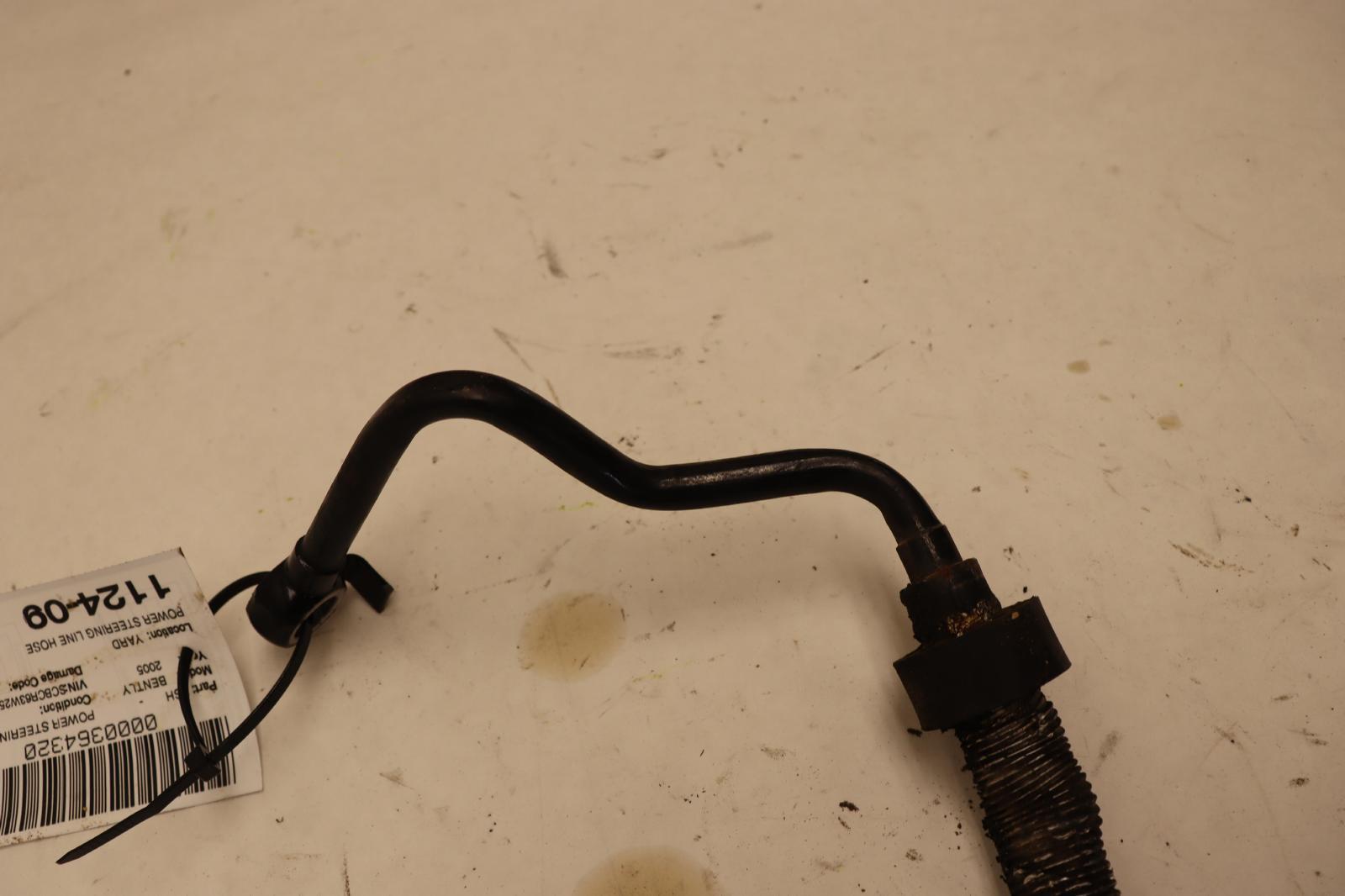 2003-2011 BENTLEY CONTINENTAL GT 6.0L AWD POWER STEERING HOSE LINE PIPE OEM