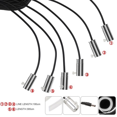 8m LED Auto Ambientebeleuchtung Lichtleisten APP RGB Für BMW E60 E61 E81 E87 E53 - Bild 7 von 10