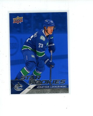 2024-25 Upper Deck Star Rookies Blue #22 Jonathan Lekkerimaki RC