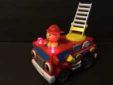 The Learning Journey International TOY FIRE TRUCK Lights and Sound - Ages 18m 