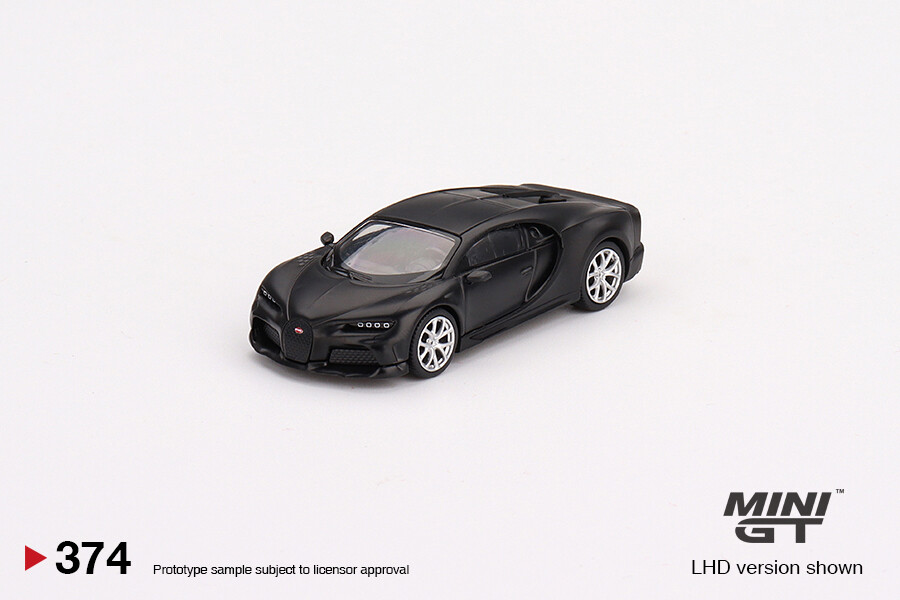 Mini GT 1:64 Bugatti Chiron Super Sport 300+ Matte Black
