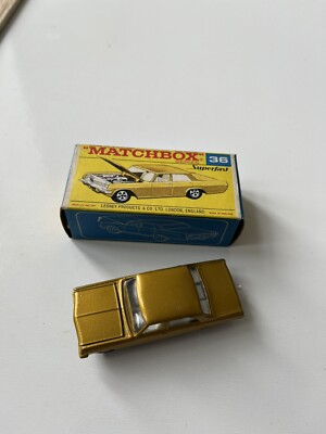 Matchbox, 1970 Opel Diplomat, #36, Boxed, Excellent