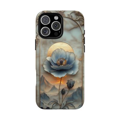Phone Ink - Case for iPhone/Galaxy/Pixel - Blue Himalayan Poppy Flower