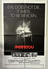 THE MANITOU Original Folded 27x41 One Sheet Poster (1978) Horror w/Tony Curtis!
