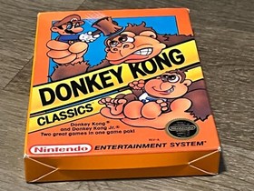 Donkey Kong Classics Nintendo Nes Game + Box Great Condition Authentic