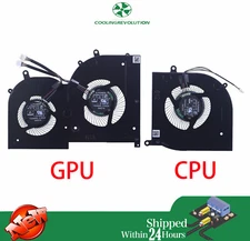 Laptop CPU GPU Cooling Fan for MSI Creator Z17 A12UET A12UHT CreatorPro A12UKST