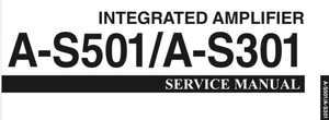 YAMAHA A-S501, A-S301 Service Manual, Repair Techniques, Schematic | eBay