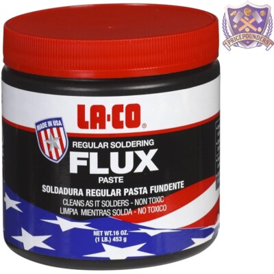 1lb Regular Non-Acid Soldering Flux Paste for Copper and Brass Applications