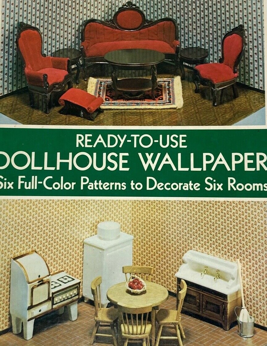 Dollhouse Wallpaper Katzenbach & Warren Ready-To-Use 6 Color 