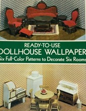 Dollhouse Wallpaper Katzenbach  Warren Ready-To-Use 6 Color Patterns 1977 Book