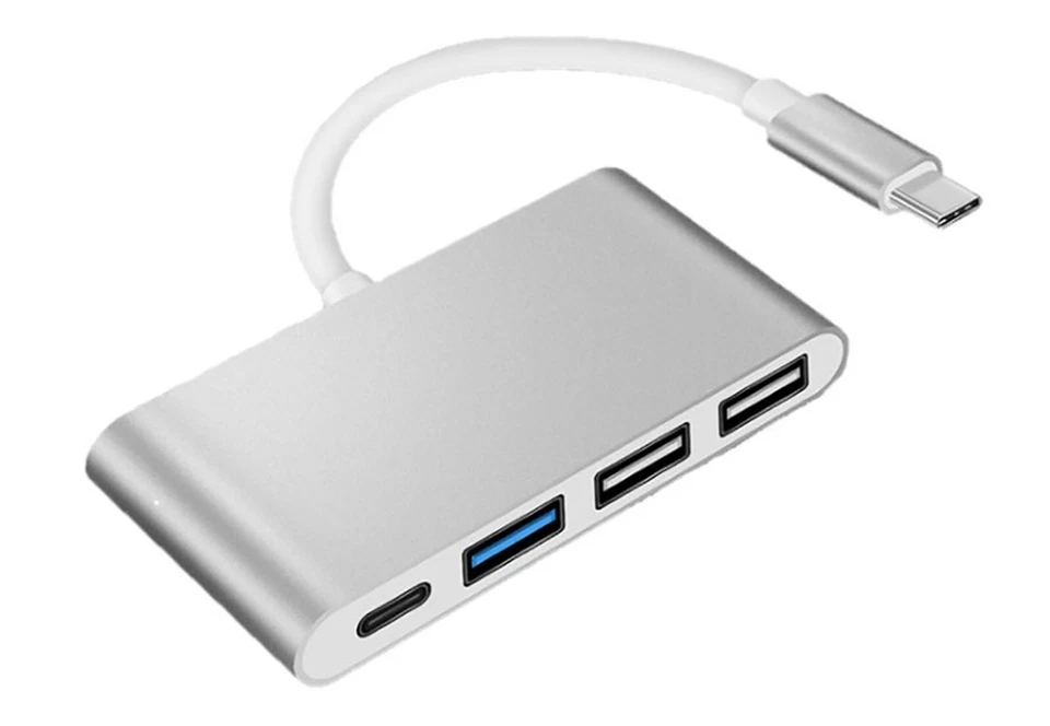4 in1 USB-C Hub with Type-c USB 3.0 USB 2.0 For 2021-2016 MacBook Pro 13/15/16