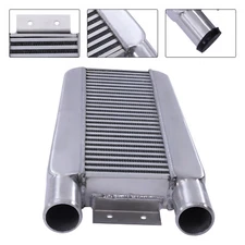 Same One Side Universal Aluminum Intercooler Turbo Front Mount 2.5" Inlet/Outlet