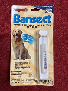 sergeants bansect flea and tick control for dogs