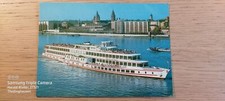 Postkarte Passagierschiff Wappen von Mainz STEMPEL  05.07.1987 gel_2