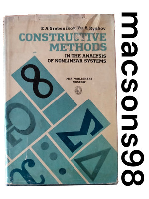 Constructive Methods in the Analysis of Nonlinear Systems Ryabov Mir Publishers