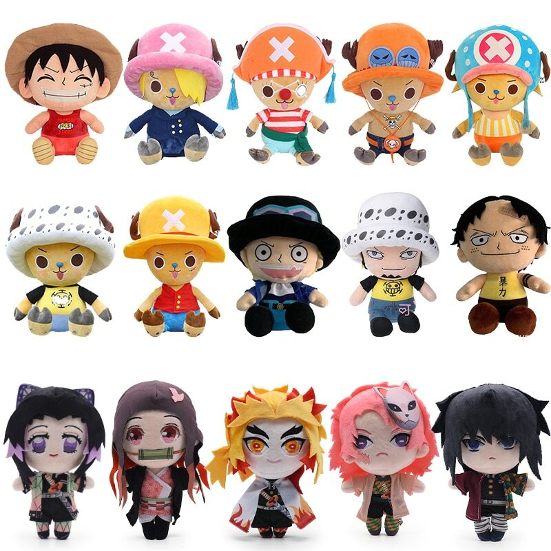 One Piece Cute Tony Chopper Plush Toy Anime Stuffed Doll Pillow