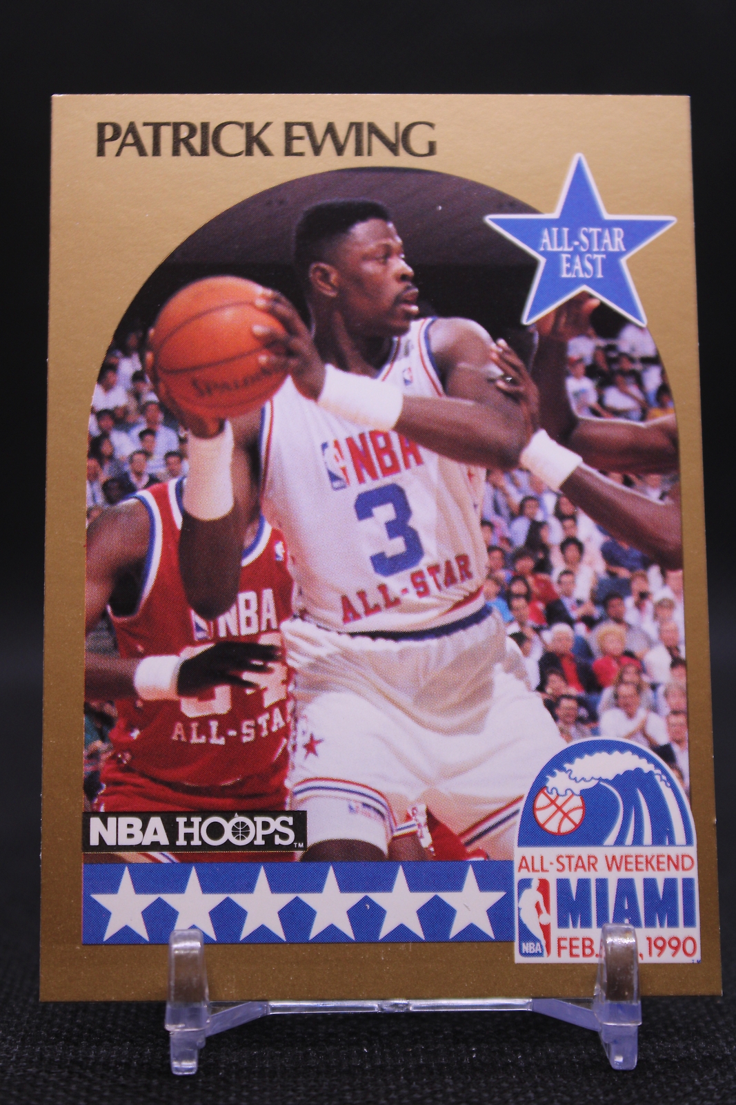 Patrick Ewing #NNO 1990-91 Hoops All-Star Program Perforated New York Knicks